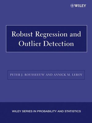 cover image of Robust Regression and Outlier Detection